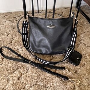 Kate Spade Rosie Crossbody Black Interchangeable straps